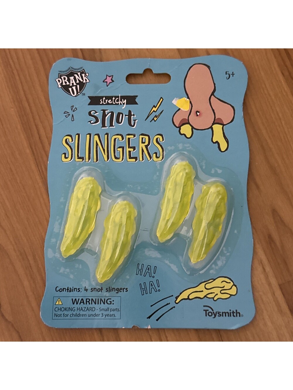 Prank U Stretchy Snot Slingers w/ 4 slingers from Toy Smith Free Shipping